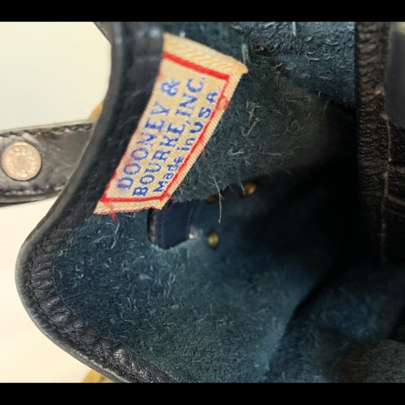 Dooney&Bourke•Vintage•Navy Blue•Leather - Picture 10 of 12